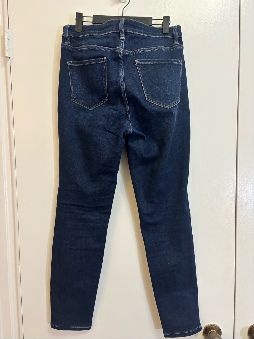 High-Rise Dark Blue Women’s Jeans — Classic Fit - Picture 3 of 6